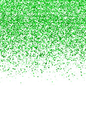 Green sparkling scattering glitter