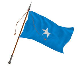 National flag of Somalia. Background  with flag of Somalia.