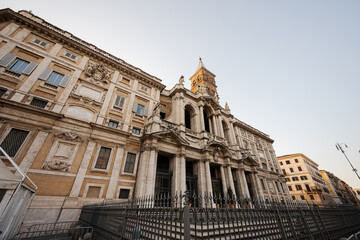 Obraz premium Basilica di Santa Maria Maggiore in Rome, Italy.