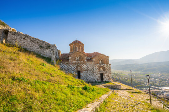 St. Theodores church in Berat city, Albania