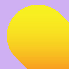 Arch in square vector illustration in gradient design