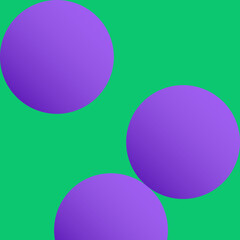 Balls in square vector illustration in gradient design