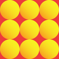 Circle pattern in square vector illustration in gradient design