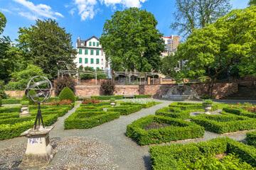 Fototapeta premium Bürgergarten in der Eschenheimer Anlage in Frankfurt am Main