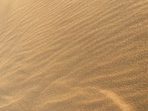 desert and sand waves and ripple background photo