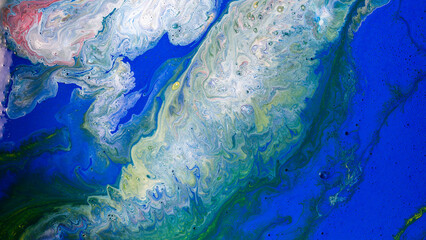 Acrylic Pour Color Liquid marble abstract surfaces Design.