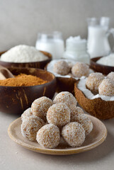 Vegan coconut truffles