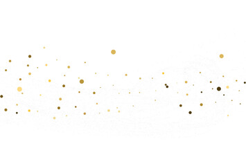 Light silver gold glitter confetti. Light background.