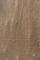 Brown hessian linen texture or background which could be used as an artist canvas for blending images stock photo