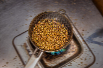 コーヒーの焙煎　Authentic coffee to enjoy outdoors