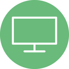Monitor  Vector Icon
