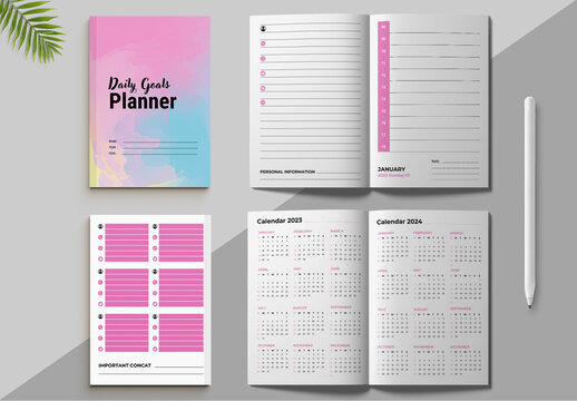 Daily Planner Design Template