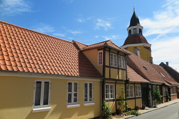 Obraz premium Kirche von Fåborg, Insel Fünen, Dänemark