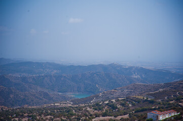Fototapeta premium mountains on the island of cyprus