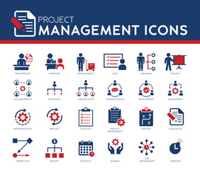 projects managemen icons
