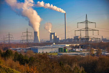 Industrie Kühltürme in Gelsenkirchen 
