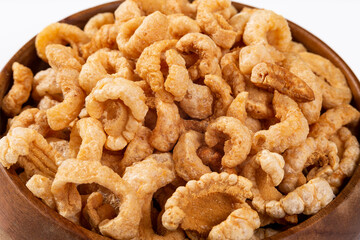 Tasty Snacks - Crispy Pork Cracklings; Dehydrated Pigskin.