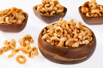 Tasty Snacks - Crispy Pork Cracklings; Dehydrated Pigskin.