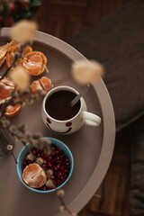 winter hot chocolate holiday drink