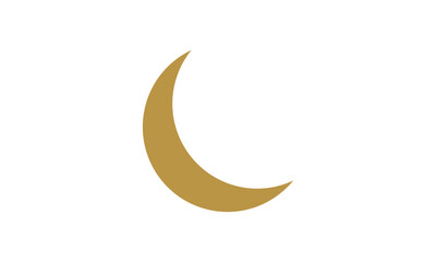 Fototapeta na wymiar moon icon. Sign sun and moon. Vector logo for web design, Vector illustration eps10. Isolated on white background
