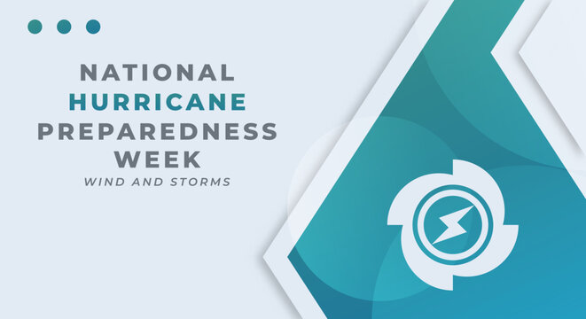 Happy Hurricane Preparedness Week Celebration Vector Design Illustration For Background, Poster, Banner, Advertising, Greeting Card