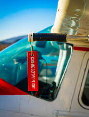 Red Tag for the aircraft when ready to take off.