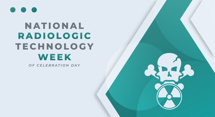 Happy Radiologic Technology Week Celebration Vector Design Illustration for Background, Poster, Banner, Advertising, Greeting Card