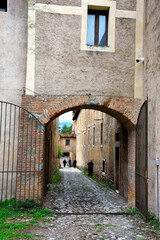 Fototapeta na wymiar external Courtyard Certosa Di San Lorenzo 29 Padula Italy