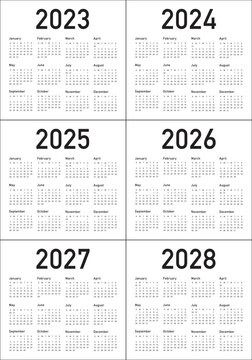 Close up of first day of the year 2023 on diary calendar, simple and clean design vector. 
