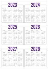 Close up of first day of the year 2023 on diary calendar, simple and clean design vector. 
