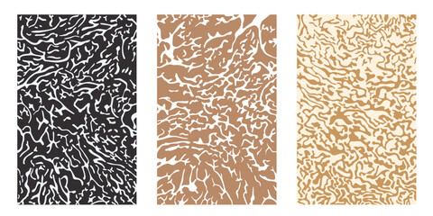 Black truffles texture for pattern, Vector eps 10. perfect for wallpaper or design elements - obrazy, fototapety, plakaty