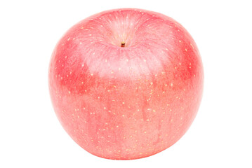 Cutout red apple