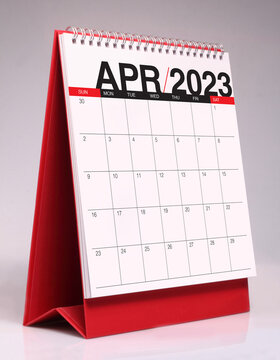 Simple Desk Calendar 2023 - April