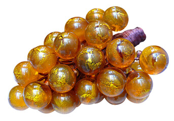 Grappe de raisin en verre pour la décoration