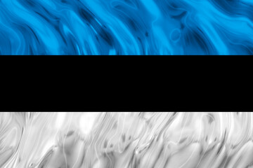 National Flag of Estonia. Background  with flag  of Estonia