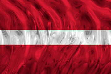 National Flag of Latvia. Background  with flag  of Latvia
