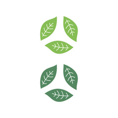 Natural product Eco Badge isolated on White