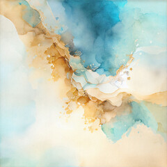 Abstract Watercolor Texture Background for Versatile Design Applications in Contemporary Art