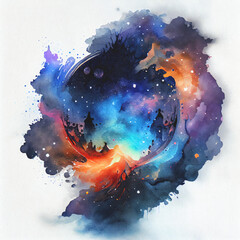 Abstract Watercolor Texture Background for Versatile Design Applications in Contemporary Art