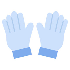 Obraz premium goalkeeper gloves icon