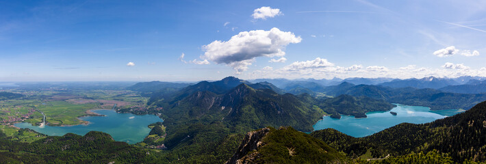 Blick vom Herzogstand im T&ouml;lzer Land