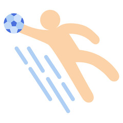 goalkeeper football icon illustration