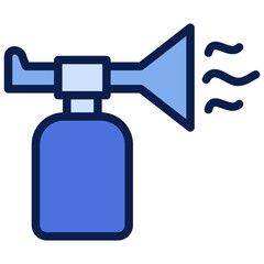 trumpet symbol noise fan icon