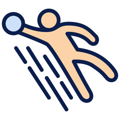 goalkeeper soccer player icon