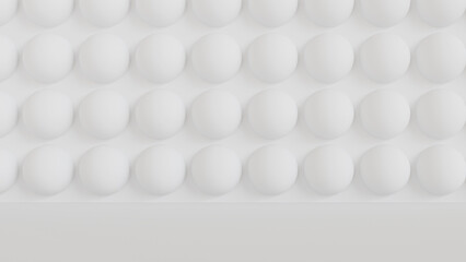 Abstract geometric white background. 3D Render.