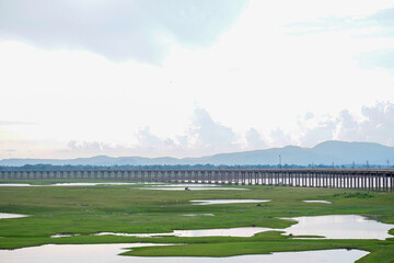 view of the city of the river