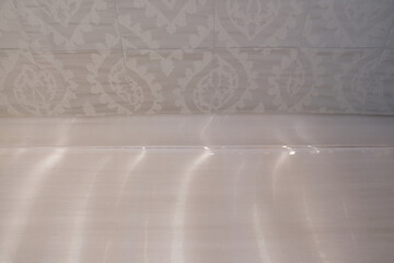 Thai art pattern on the curtain