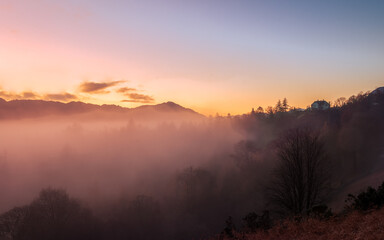 English Landscape Scene.