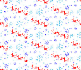 Ho Ho Ho Hand Drawn Seamless Pattern M_2212004