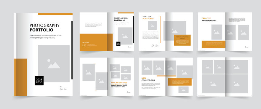 Photography Portfolio or portfolio design template